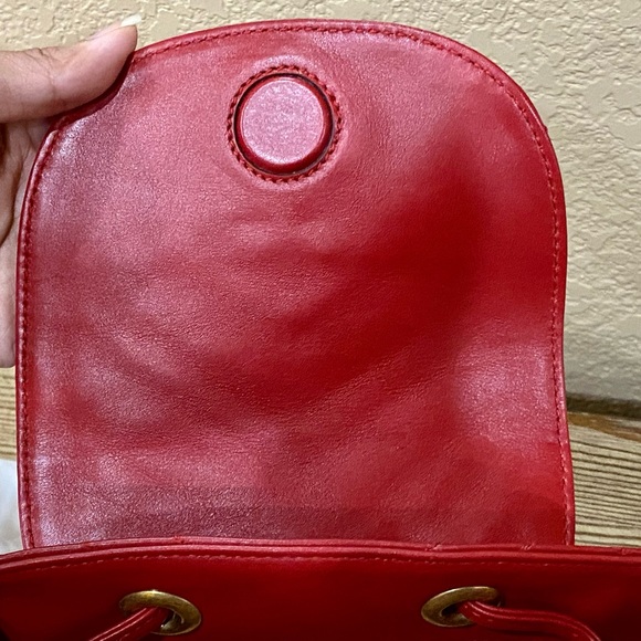 Like New Authentic Gucci Marmont Mini Backpack Red - Picture 15 of 16